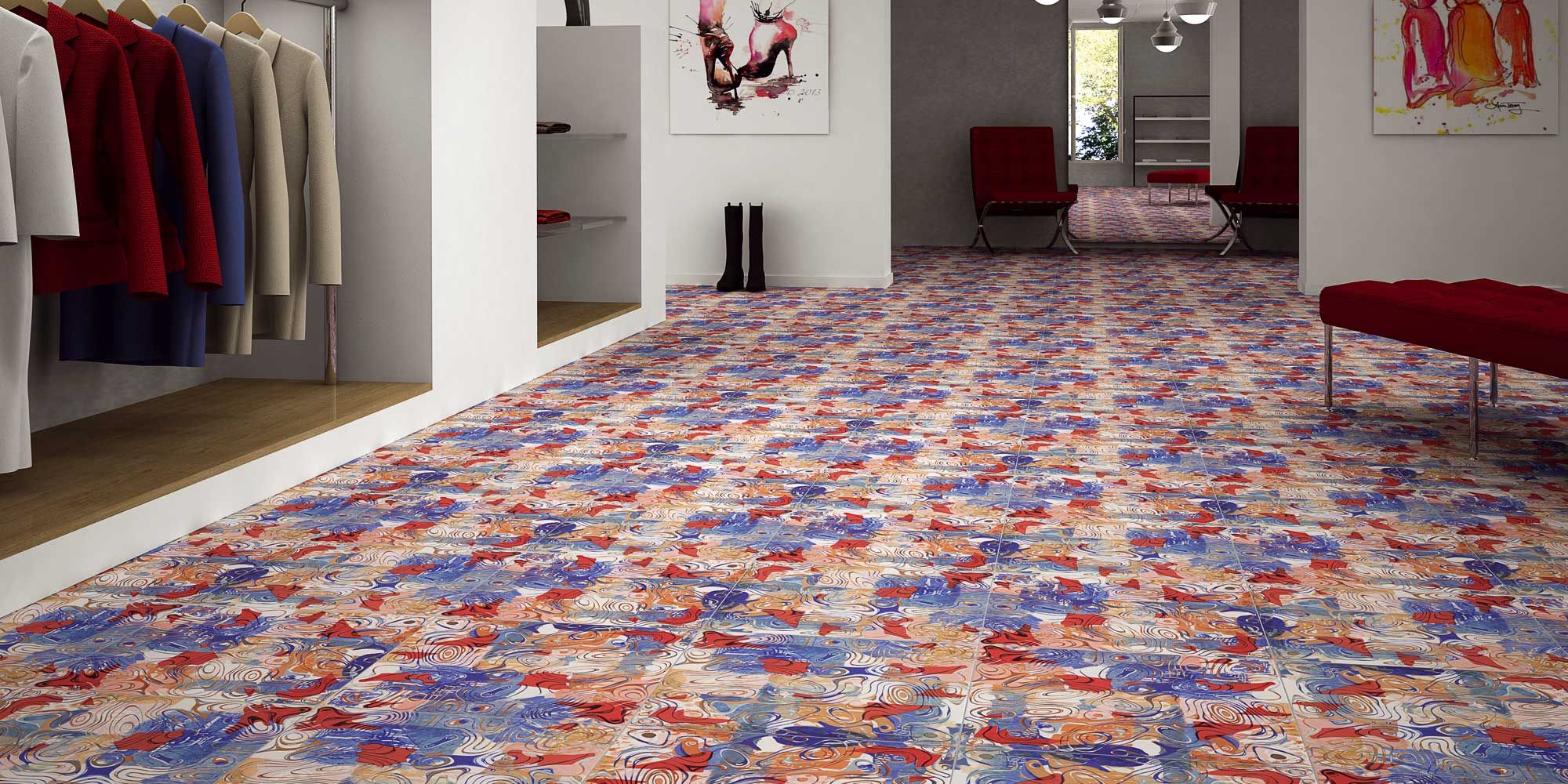 Graffiti tiles